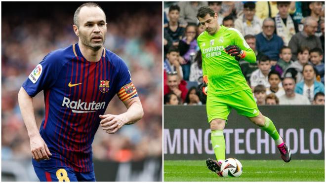 Andrés Iniesta e Iker Casillas (Fotos: Europa Press y Cordon Press)