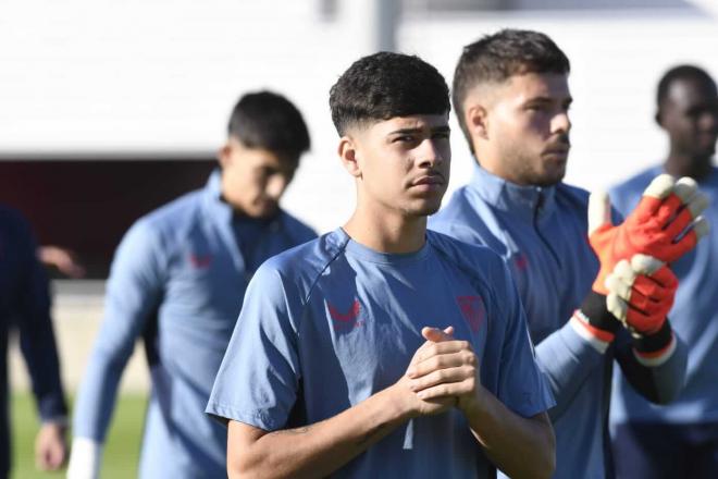 Alexis Ciria, con el Sevilla (Foto: Kiko Hurtado).