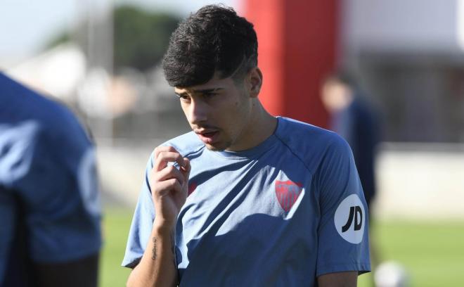 Alexis Ciria, con el Sevilla (Foto: Kiko Hurtado).