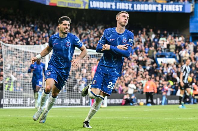 Cole Palmer celebrando un gol con el Chelsea (Foto: Cordon Press).