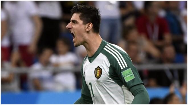 Thibaut Courtois con la selección belga. (Fuente: Cordon Press)