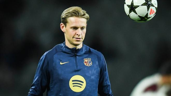 Frenkie De Jong con el Barcelona en Champions (Cordon Press)