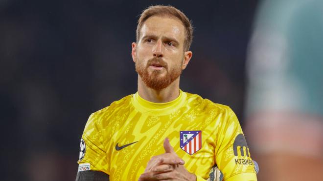 Jan Oblak, en un partido con el Atlético de Madrid (Cordon Press)