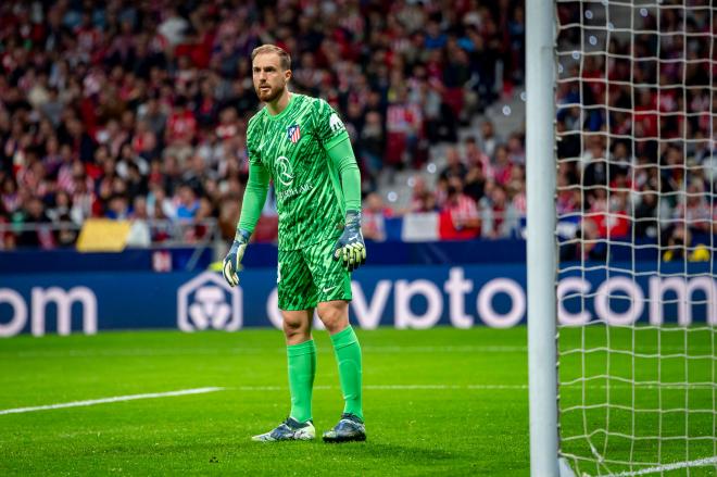 Jan Oblak, en un partido en el Metropolitano (Cordon Press)