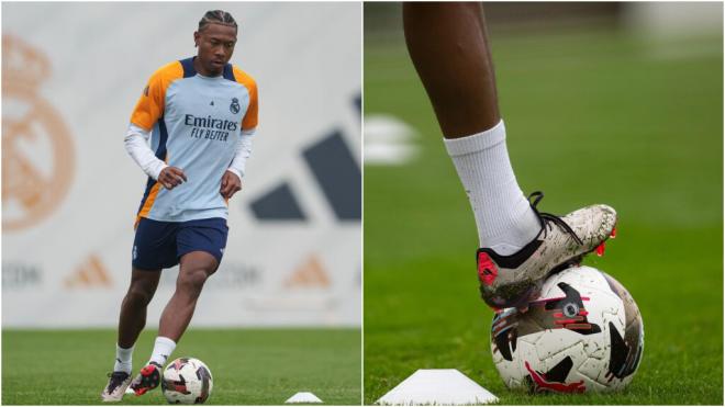 David Alaba entrenando con balón (Fuente: Cordon Press)