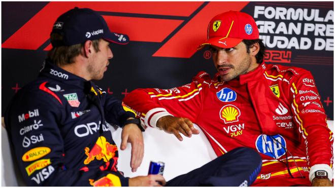 Carlos Sainz y Max Verstappen. (Fuente: Europa Press)