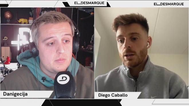 Diego Caballo atiende al Twitch de ElDesmarque (Foto: ElDesmarque)