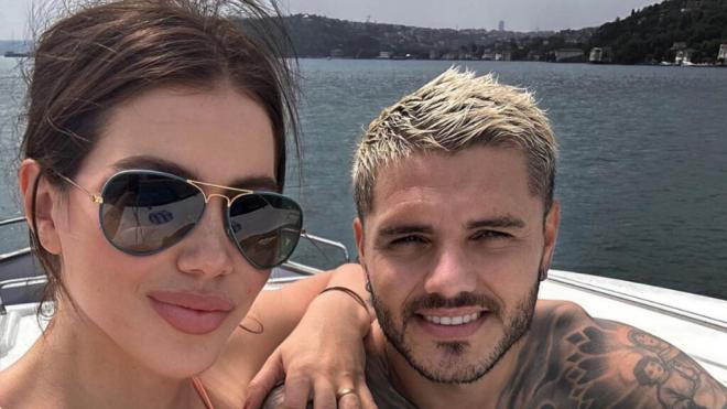 Mauro Icardi y Wanda Nara de viaje (Foto: redes sociales)