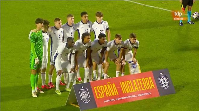 La selección inglesa sub 21 con Jobe Bellingham (TDP)