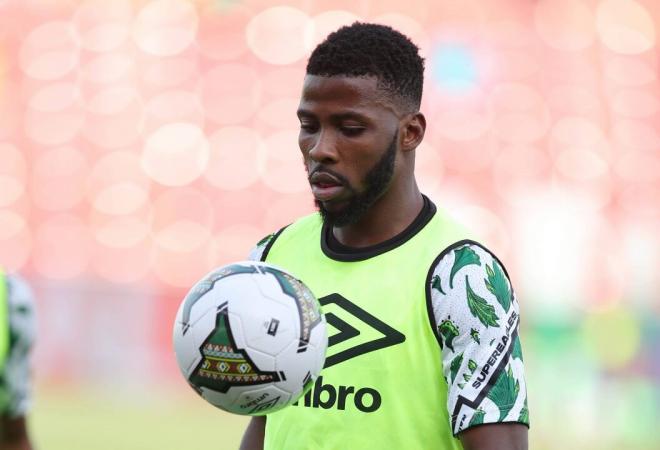 Iheanacho, entrenando con Nigeria (Foto: Cordon Press).