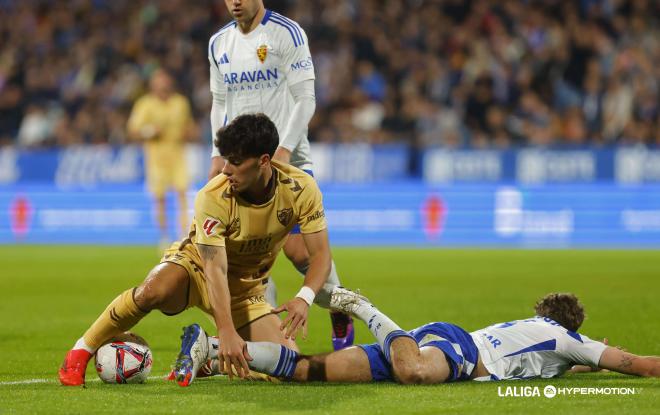 Julen Lobete, en el Real Zaragoza - Málaga (Foto: LALIGA).