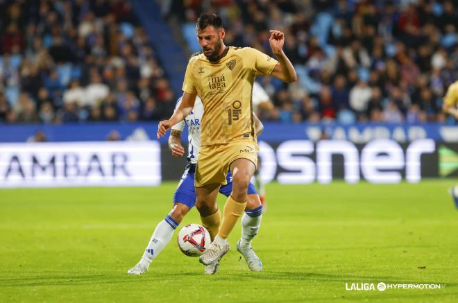 Roko Baturina, ex del Racing y ahora en el Málaga. (Foto: LALIGA)