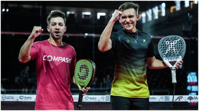 Fleitas - Zurita pasan a dieciséisavos de final en el Macro Salta Master de A1 Pádel. (Fuente:@A1PadelOfficial)