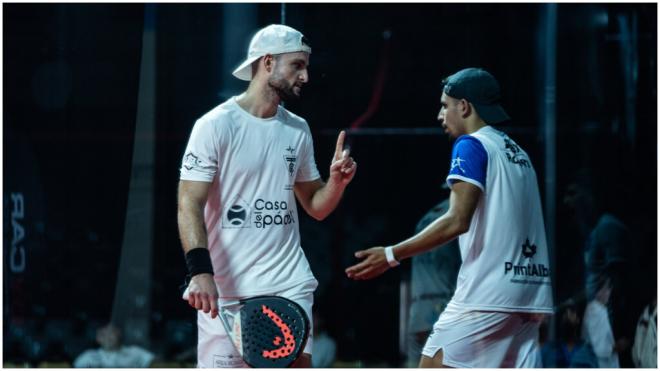 Saura-Romero pasan a dieciséisavos de final en el Macro Salta Master. (Fuente:@A1PadelOfficial)