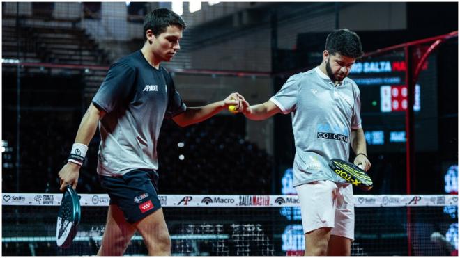 Morales - Collantes pasan a dieciséisavos de final en el Macro Salta Master. (Fuente:@A1PadelOfficial)