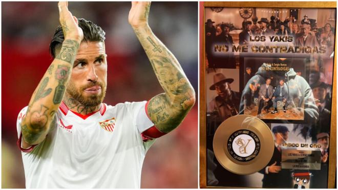 Sergio Ramos consigue su primer disco de oro por su tema 