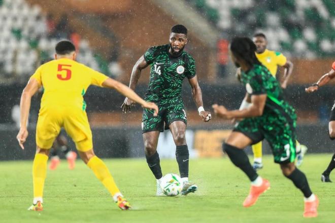 Iheanacho, en el Benin-Nigeria.