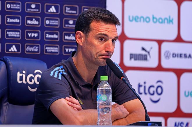 Lionel Scaloni en rueda de prensa con Argentina (Foto: Cordon Press).