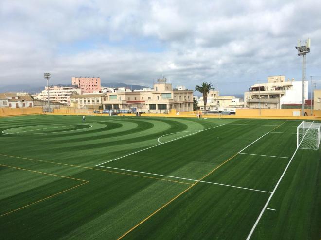 Campo José Martínez Pirri de Ceuta.