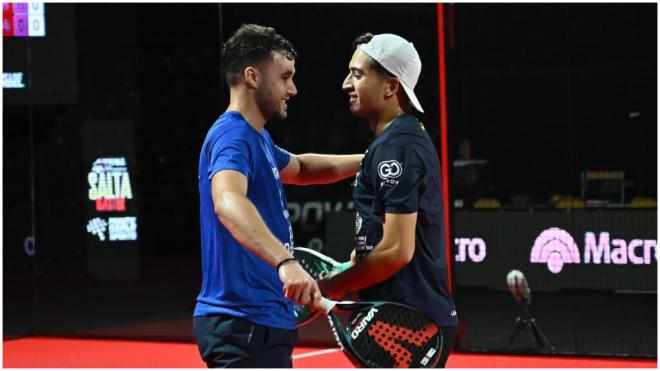 Balta Parra y Felipe Calleja pasan a octavos de final. (Fuente: @A1PadelOfficial)