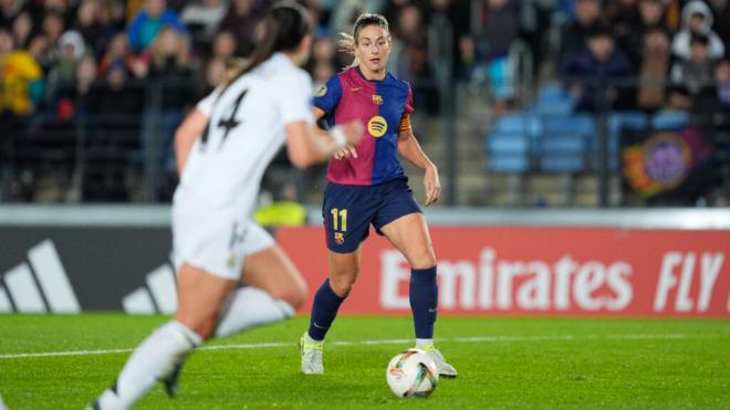 Alexia Putellas marcando ante el Real Madrid (Europa Press)