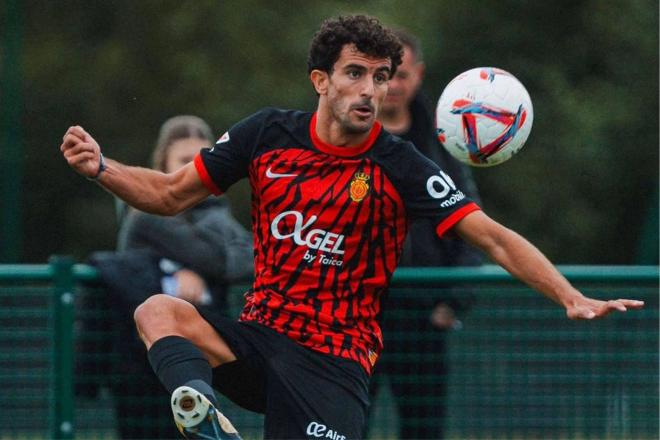 Mateu Morey, en un amistoso con el Mallorca (Foto: @RCD).