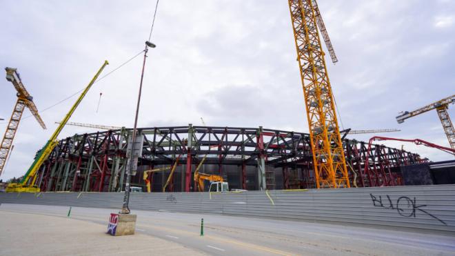 Las obras del Camp Nou (Fuente: Cordon Press)