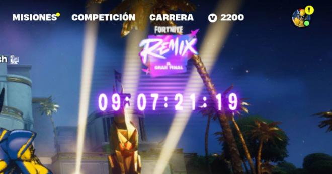 Fortntie Remix: el Gran Final, activa su cuenta atrás