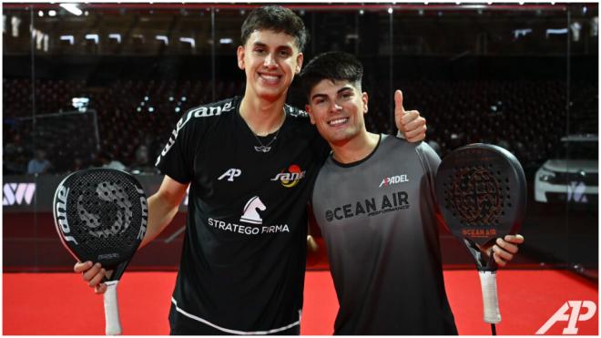 Santi Rolla y Facu López pasan a cuartos de final en el Macro Salta Master. (Fuente: @A1PadelOfficial)