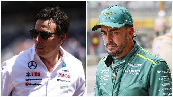 Toto Wolff y Fernando Alonso (Europa Press)