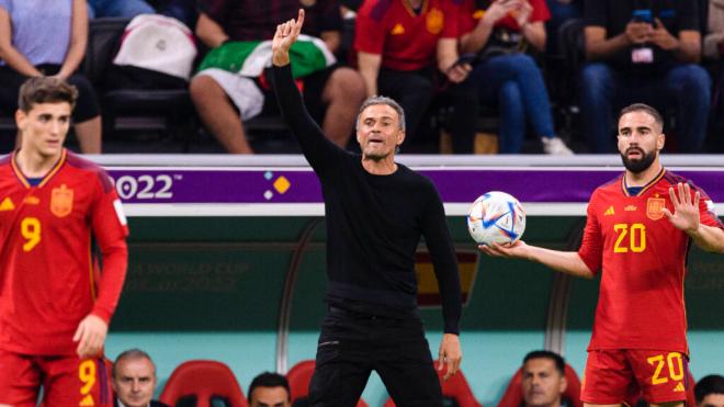 Luis Enrique, en el Mundial de Qatar 2022 (Cordon Press)