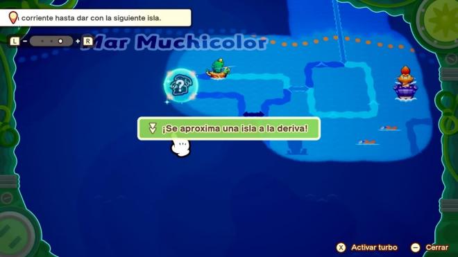 El mapeado para descubrir islas durante la navegación, clave en la exploración de Mario & Luigi: