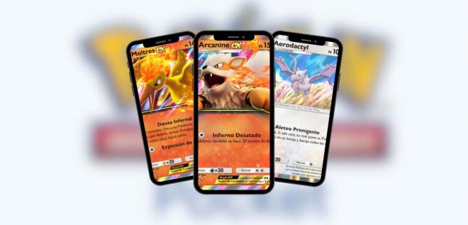 Arcanine EX, Moltres EX y Aerodactyl, los tres ejes del nuevo gran mazo de fuego en Pokémon Pocket