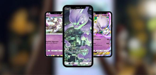 Mewtwo es una de las cartas inmersivas iniciales de Pokémon Pocket.