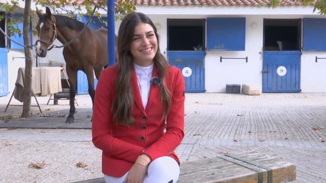 Sira Martínez, antes de competir en la Madrid Horse Week (ElDesmarque)