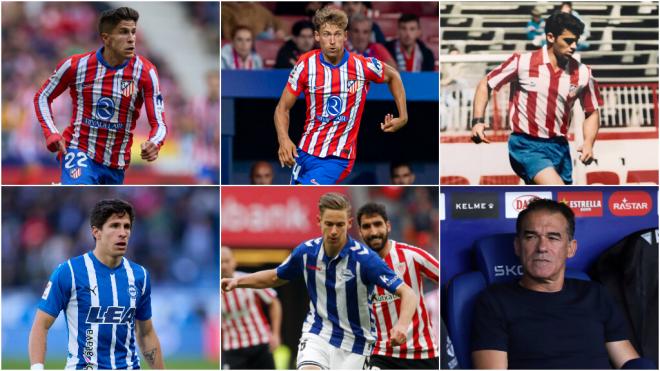 Las conexiones entre el Atlético de Madrid y Alavés (Fuente: Cordon Press y Europa Press)