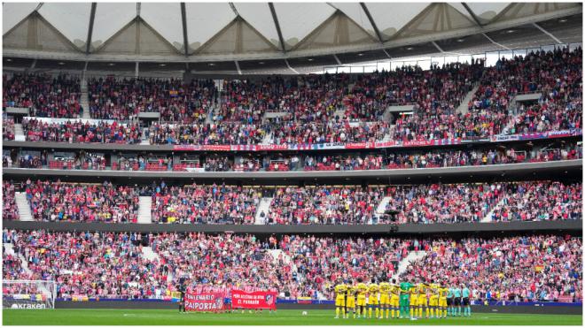 El Riyadh Air Metropolitano durante el Atlético de Madrid-Las Palmas. (Fuente: Europa Press)