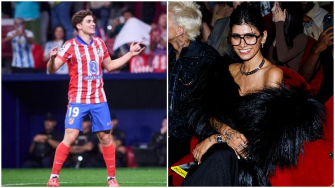 Los rumores de relación entre Mia Khalifa y Julián Álvarez