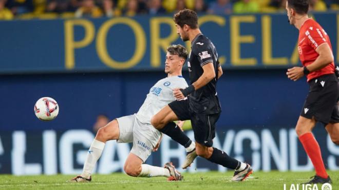 Antonio Blanco, durante el Villarreal-Alavés (foto: LALIGA)