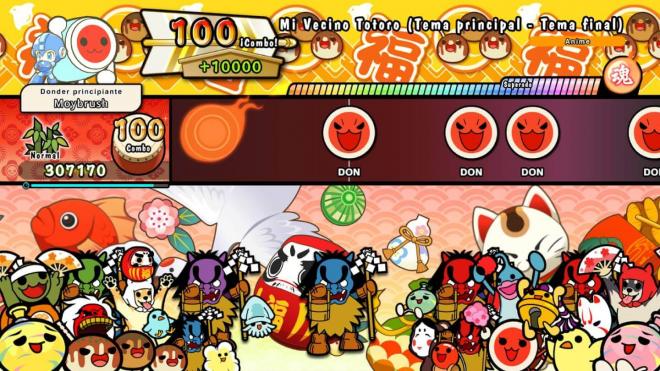 Una gran variedad de animes en Taiko no Tatsujin: Rhythm Festival