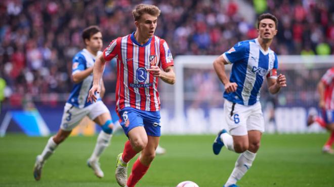 Pablo Barrios durante el Atlético-Alavés (foto: Cordon Press).