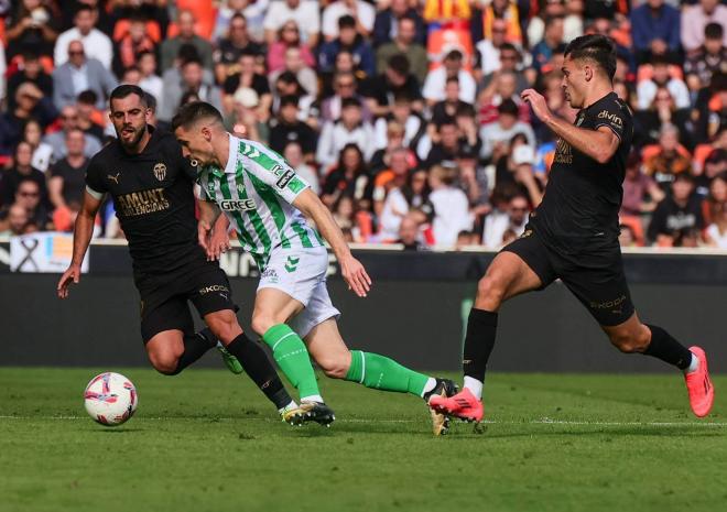 Imagen del Valencia - Betis de la pasada temporada.