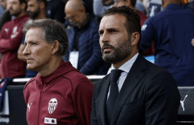 Rubén Baraja, ante el Real Betis (Foto: LALIGA).