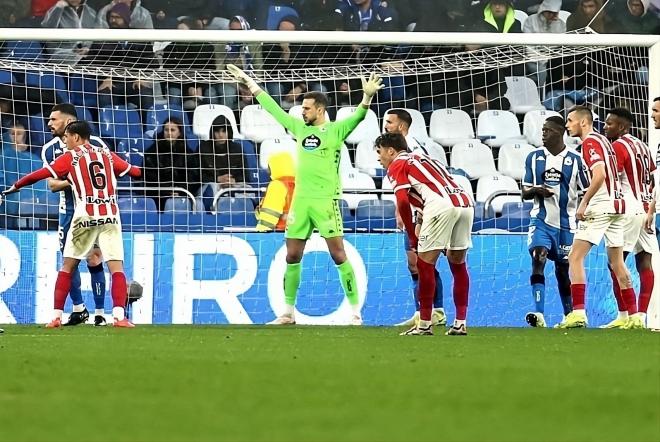 Hélton Leite, en el Dépor - Sporting (Foto: LALIGA).