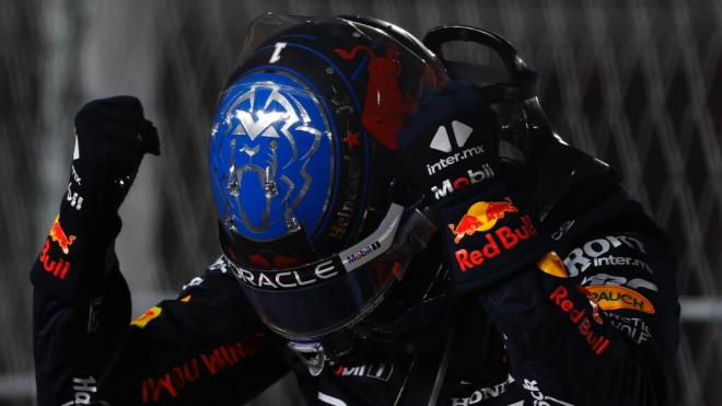 Max Verstappen celebra su cuarto título mundial (Red Bull Racing)