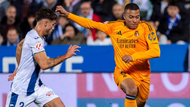 Kylian Mbappé en el partido contra el Leganés (Cordon Press)