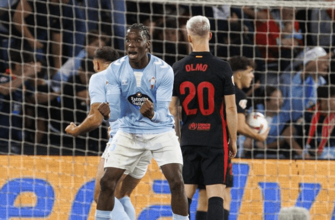 Ilaix Moriba ante el FC Barcelona (Foto: LaLiga).