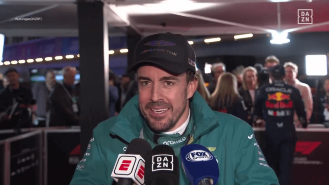 Fernando Alonso manda un mensaje a Max Verstappen (DAZN)