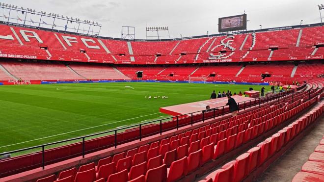 El Sánchez-Pizjuán, listo para el Sevilla-Rayo-Vallecano.