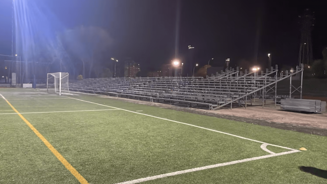 Campo Las Américas, sede del Parla Escuela, se prepara para la Copa del Rey